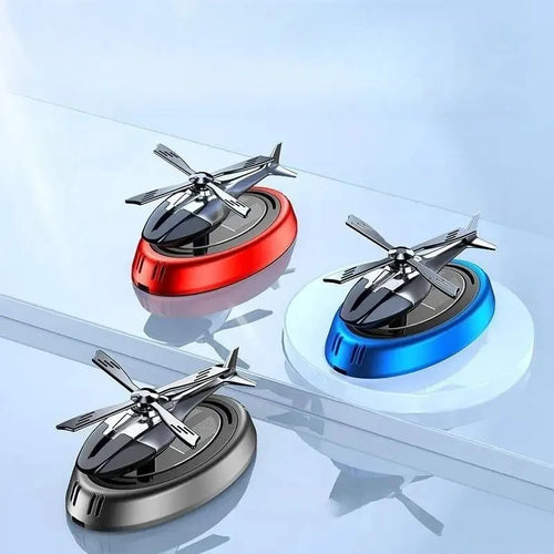  Solar Aircraft Car Decoration Ornament cashymart