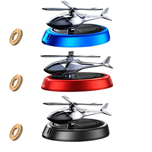  Solar Aircraft Car Decoration Ornament cashymart