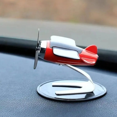  Solar Airplane Car Decoration Ornament cashymart