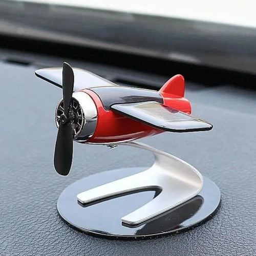  Solar Airplane Car Decoration Ornament cashymart