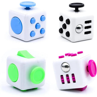  Solid Color Fidget Decompression Dice for Stress Relief cashymart
