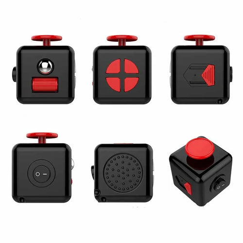  Solid Color Fidget Decompression Dice for Stress Relief cashymart