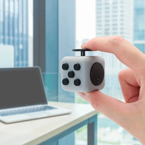  Solid Color Fidget Decompression Dice for Stress Relief cashymart