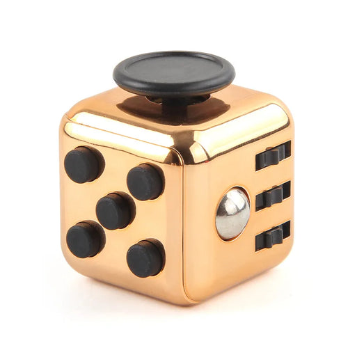  Solid Color Fidget Decompression Dice for Stress Relief cashymart