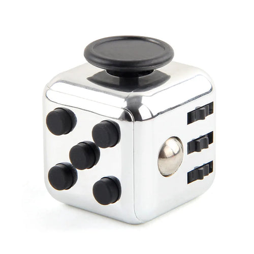  Solid Color Fidget Decompression Dice for Stress Relief cashymart
