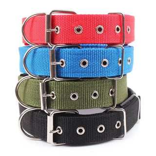  Solid Nylon Dog Collars for All Breeds cashymart