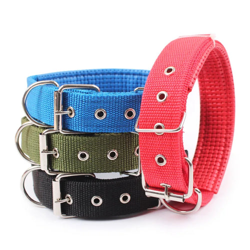  Solid Nylon Dog Collars for All Breeds cashymart