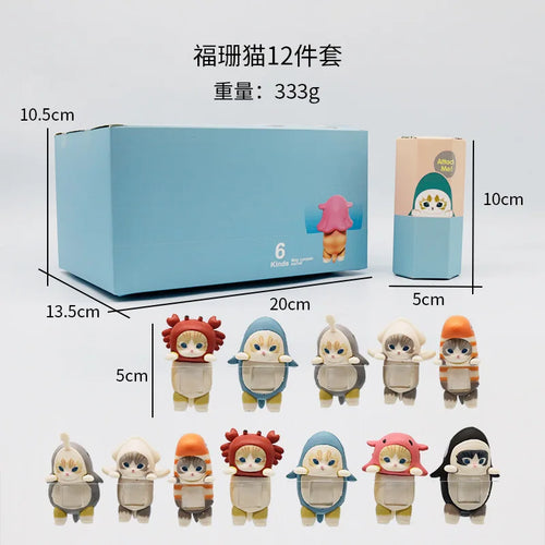  Sonny Angel Mofusand Shark Cat Mini Doll cashymart