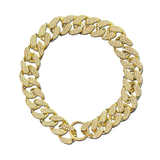  Sparkle Bulldog Necklace Dog Collar Accessories cashymart