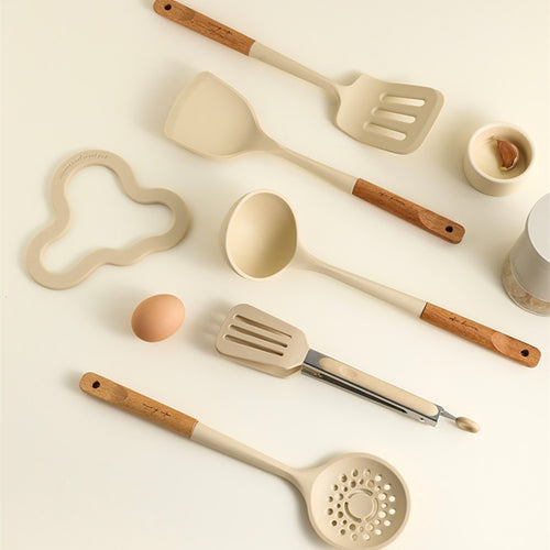  Spatula Spoon Colander Kitchen Utensils Set cashymart