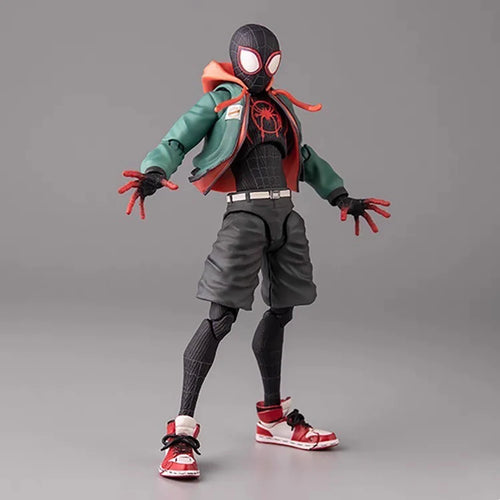  Spider-Man Miles Morales Anime Statue Toy cashymart