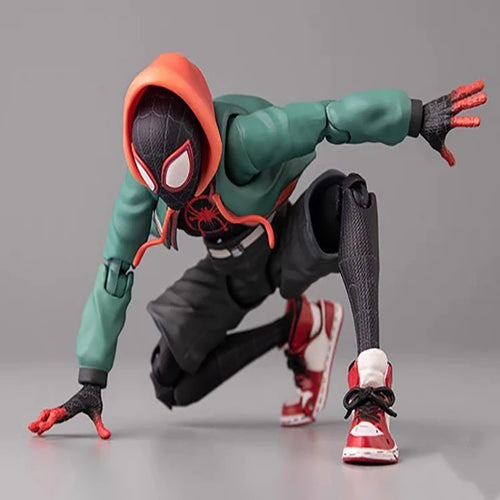  Spider-Man Miles Morales Anime Statue Toy cashymart