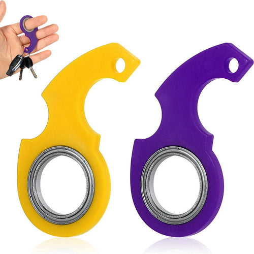 Spinner Stress Toy Keychain Fidget Ring cashymart