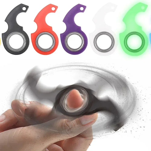  Spinner Stress Toy Keychain Fidget Ring cashymart