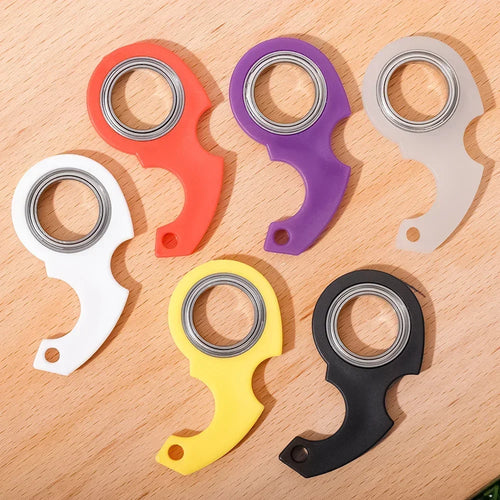  Spinner Stress Toy Keychain Fidget Ring cashymart