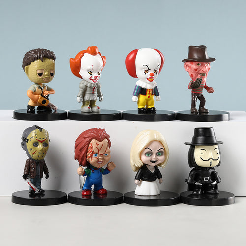  Spooky 8-Piece Horror Doll Set cashymart