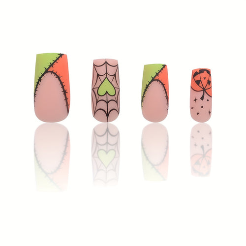  Spooky Chic Halloween Press-On Nails Set cashymart