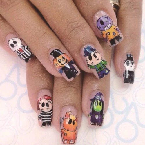  Spooky Clown & Witch Nail Kit cashymart