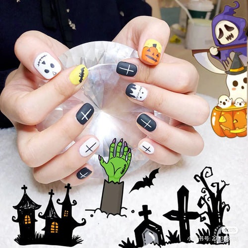  Spooky Clown & Witch Nail Kit cashymart