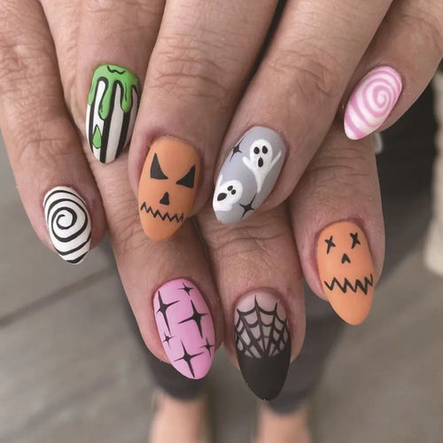 Spooky Clown & Witch Nail Kit cashymart