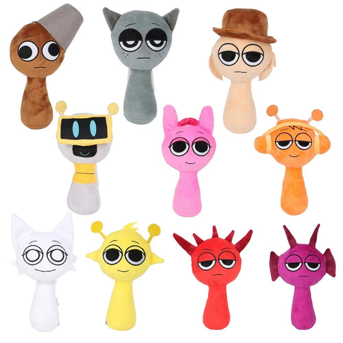  Sprunki Plush Doll Cartoon Pillow Gift cashymart