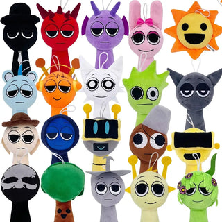  Sprunki Plush Horror Game Stuffed Toy for Kids cashymart