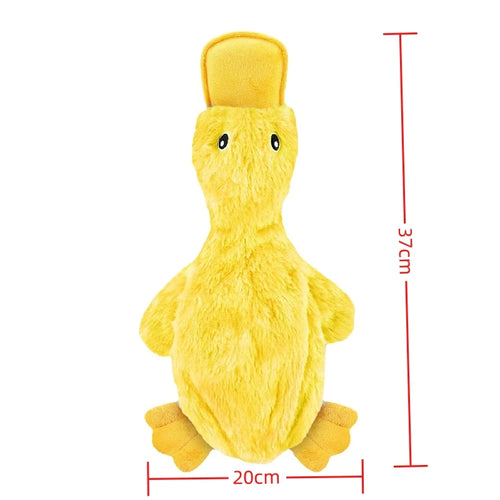  Squeaky Yellow Duck Plush Toy cashymart