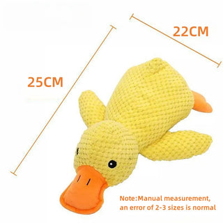  Squeaky Yellow Duck Plush Toy cashymart
