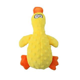  Squeaky Yellow Duck Plush Toy cashymart