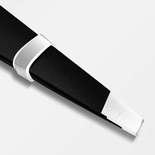  Stainless Steel Black Eyebrow Tweezer Tools cashymart