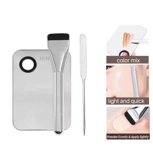  Stainless Steel Makeup Mixing Palette Set cashymart