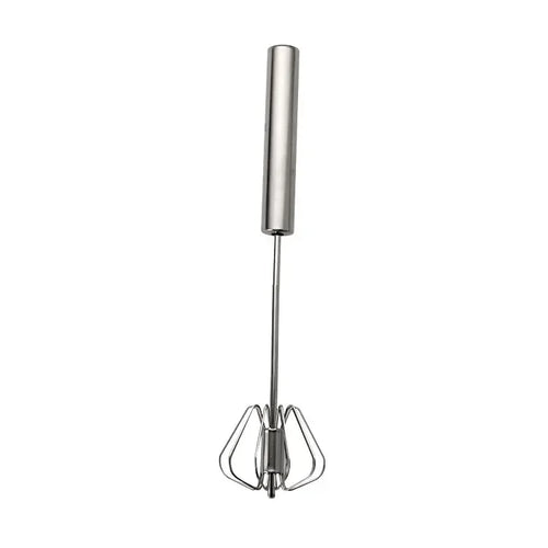  Stainless Steel Rotary Whisk with Wood Handle cashymart
