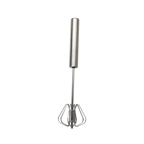  Stainless Steel Rotary Whisk with Wood Handle cashymart