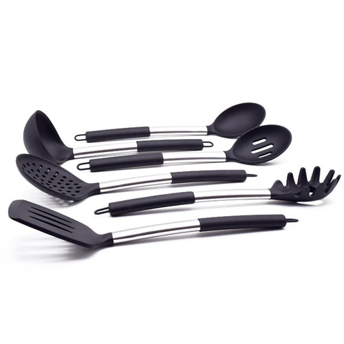  Stainless Steel Silicone Kitchen Utensil Set cashymart