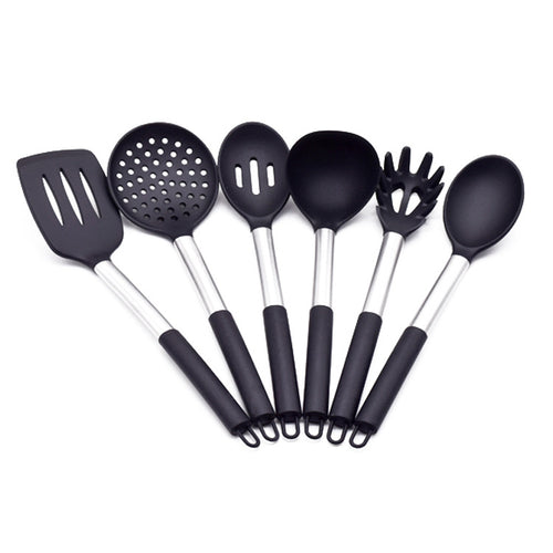  Stainless Steel Silicone Kitchen Utensil Set cashymart