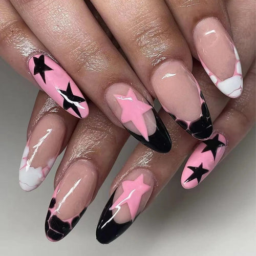  Star Design Press-On Nails cashymart