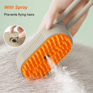  Steam Grooming Brush for Pets cashymart