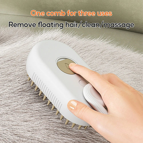  Steam Grooming Brush for Pets cashymart