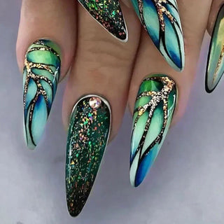  Stiletto Press-On Nails Set cashymart