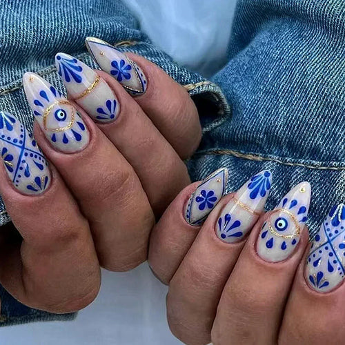  Stiletto Press-On Nails Set cashymart
