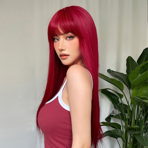  Straight Bangs Wig cashymart
