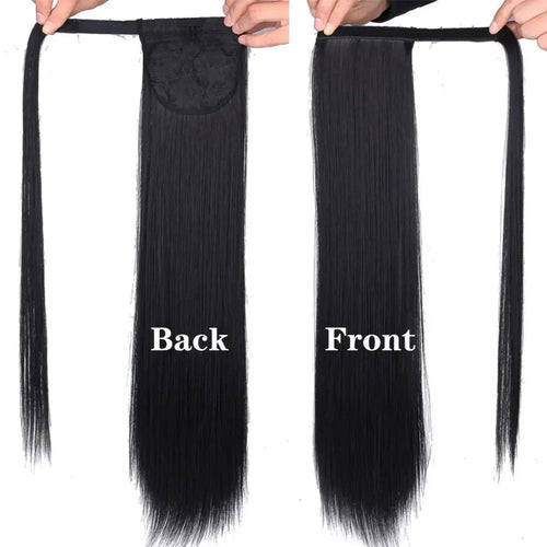  Straight Long Ponytail Extensions 24 Inch cashymart