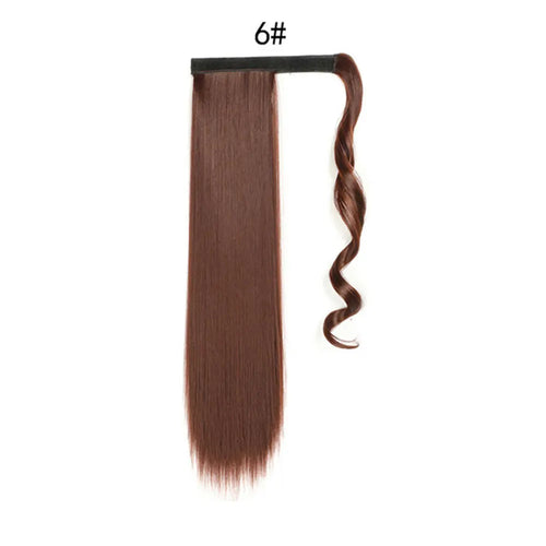  Straight Long Ponytail Extensions 24 Inch cashymart
