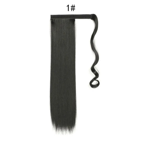  Straight Long Ponytail Extensions 24 Inch cashymart