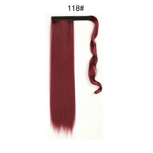  Straight Long Ponytail Extensions 24 Inch cashymart
