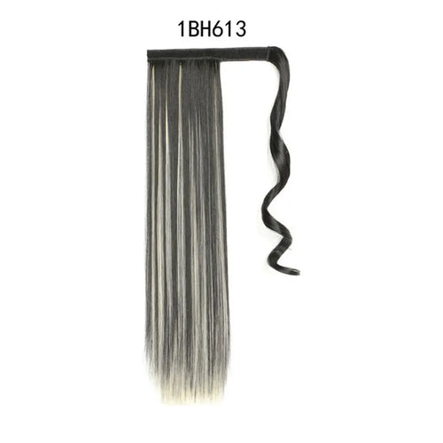  Straight Long Ponytail Extensions 24 Inch cashymart