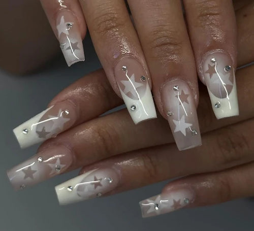  Strawberry & Bear Themed Fake Nails cashymart