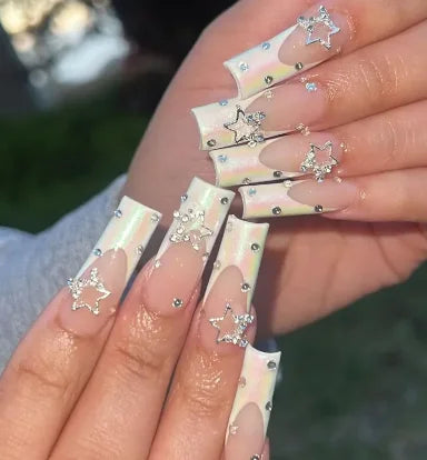  Strawberry & Bear Themed Fake Nails cashymart