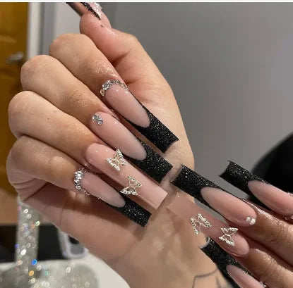  Strawberry & Bear Themed Fake Nails cashymart