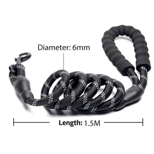  Strong Reflective Dog Leash for All Sizes cashymart